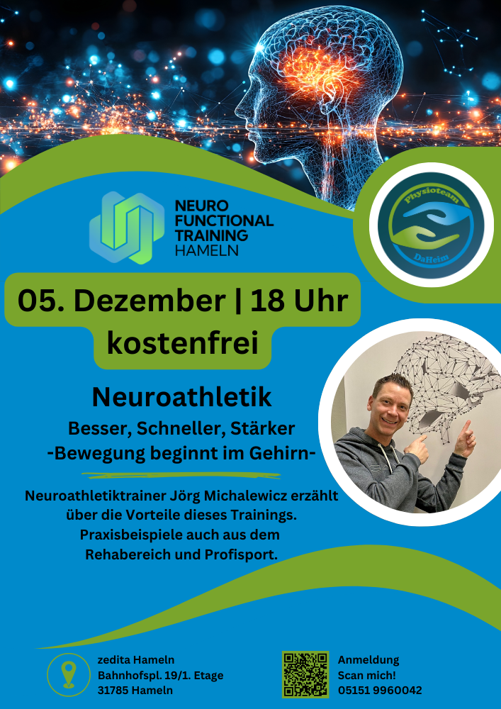 Teal and Blue Modern Physiotherapy Services Flyer